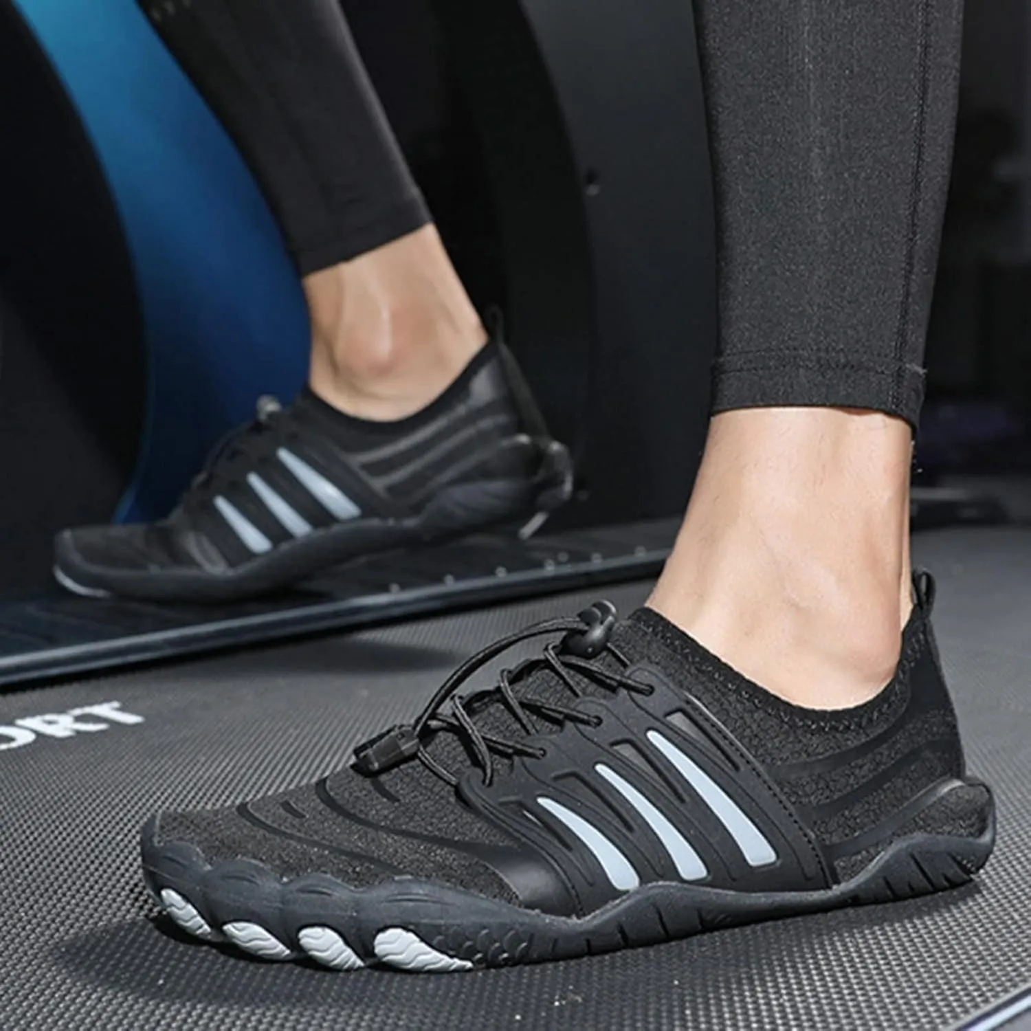 Beach Barefoot Shoes,Summer Quick-Dry Lightweight Aqua Surf Water Shoes for Women,Comfy Breathable Pool Sport Swim Shoes Men,Adult Unisex,for Diving Kayaking Yoga