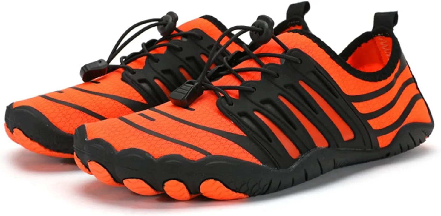 Beach Barefoot Shoes,Summer Quick-Dry Lightweight Aqua Surf Water Shoes for Women,Comfy Breathable Pool Sport Swim Shoes Men,Adult Unisex,for Diving Kayaking Yoga