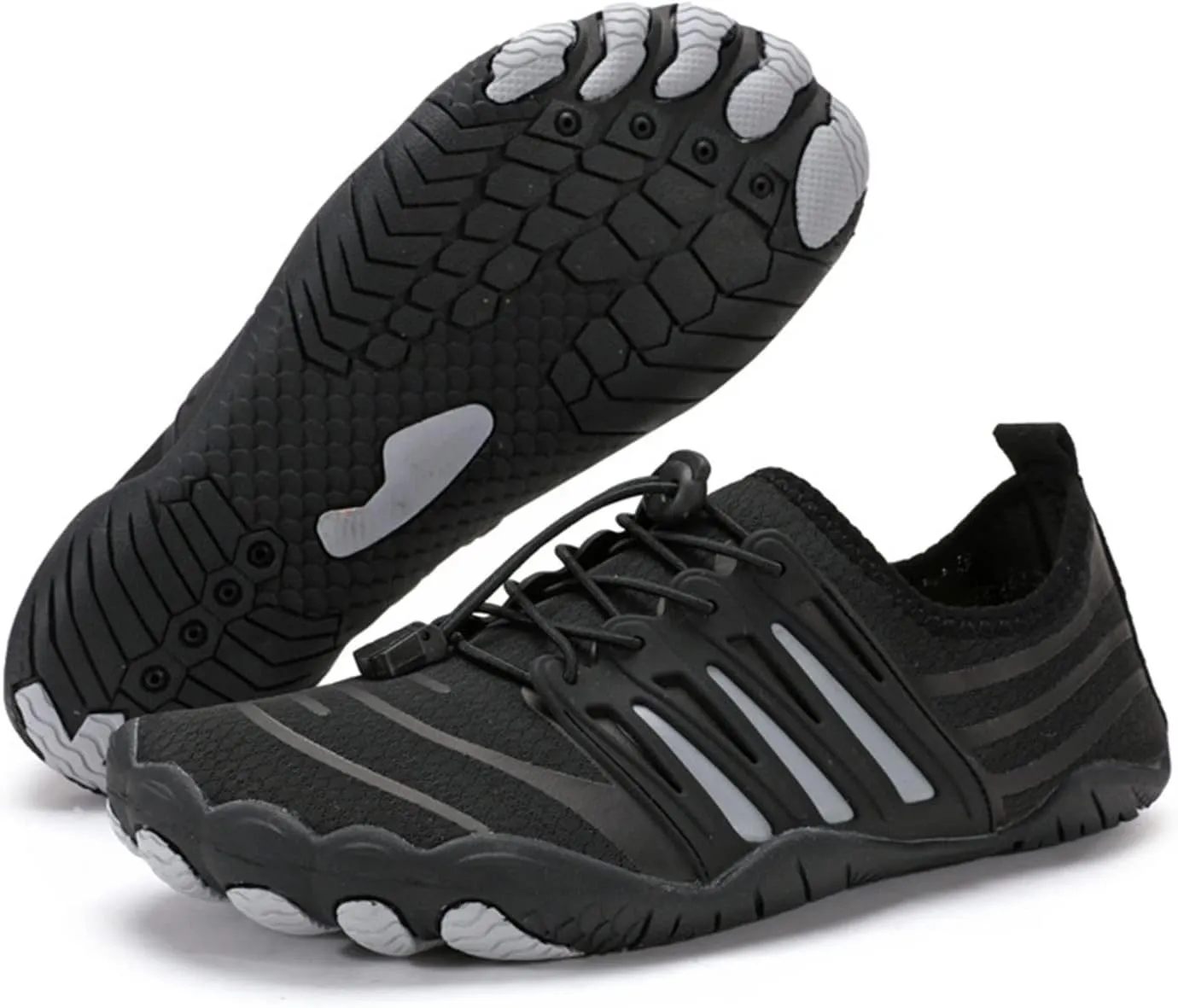 Beach Barefoot Shoes,Summer Quick-Dry Lightweight Aqua Surf Water Shoes for Women,Comfy Breathable Pool Sport Swim Shoes Men,Adult Unisex,for Diving Kayaking Yoga