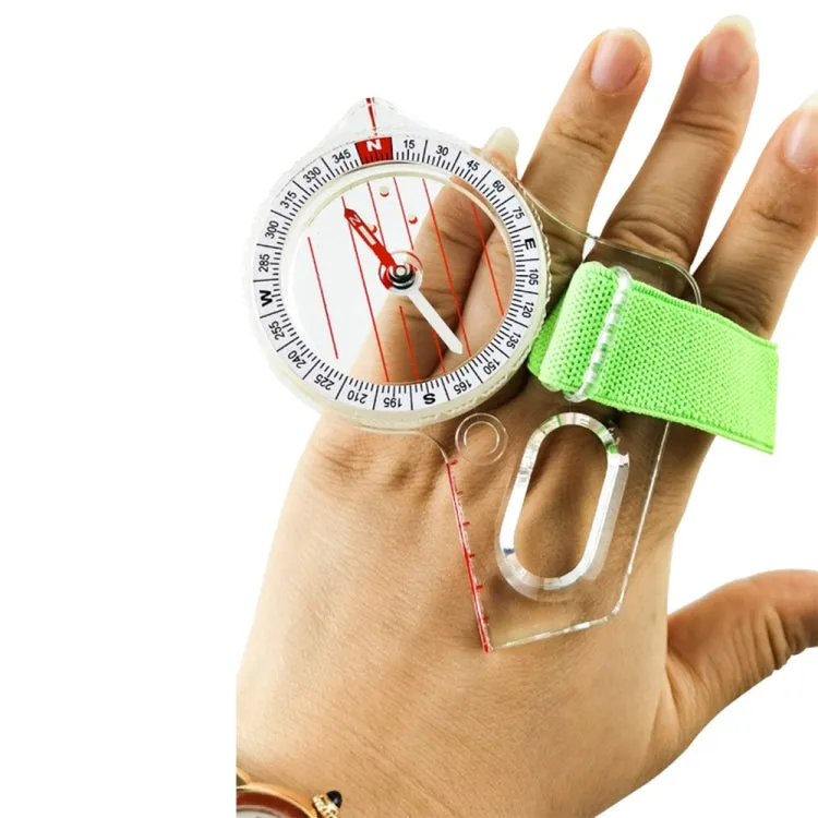DJ47-1 Outdoor Thumb Wearable Compass with Luminous Dot