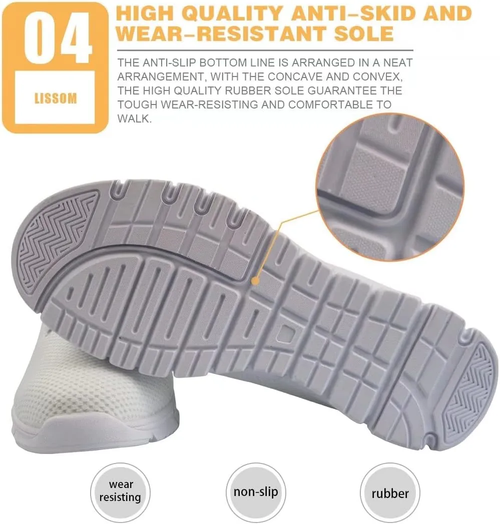 GIFTPUZZ Women's Fashion Sneakers Walking Mesh Running Sports Athletic Trainers Shoes