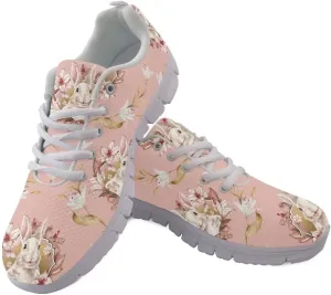 GIFTPUZZ Women's Fashion Sneakers Walking Mesh Running Sports Athletic Trainers Shoes