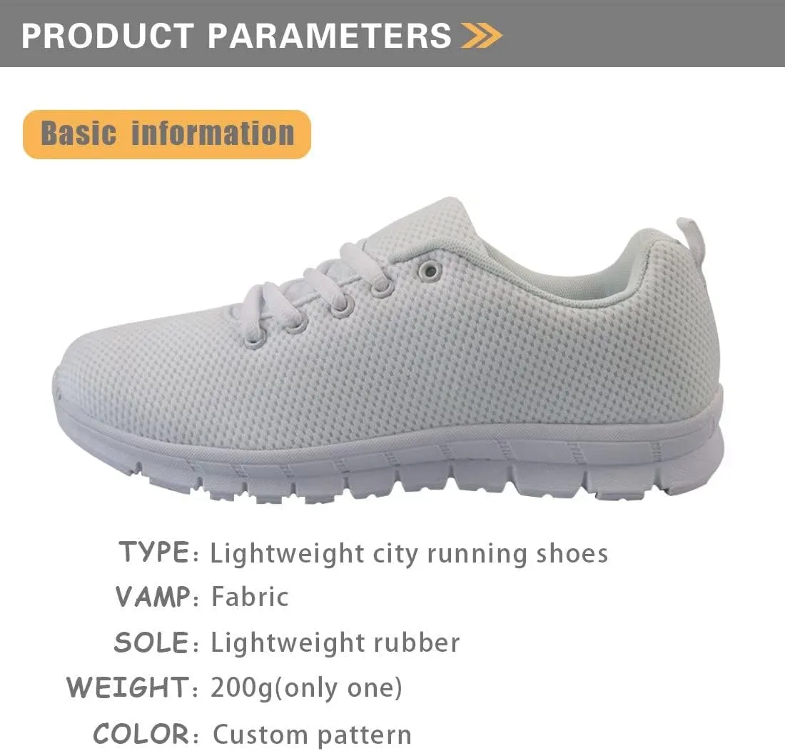 GIFTPUZZ Women's Fashion Sneakers Walking Mesh Running Sports Athletic Trainers Shoes
