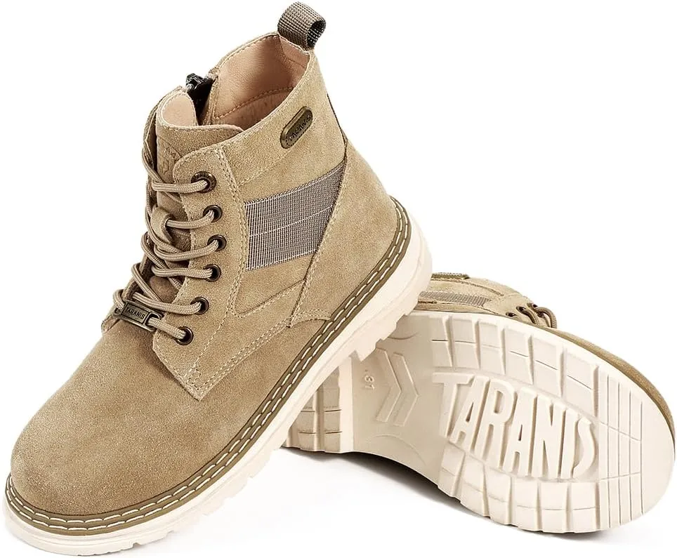 Kids Classic Zipper Outdoor Ankle Boots Comfort Work Boot