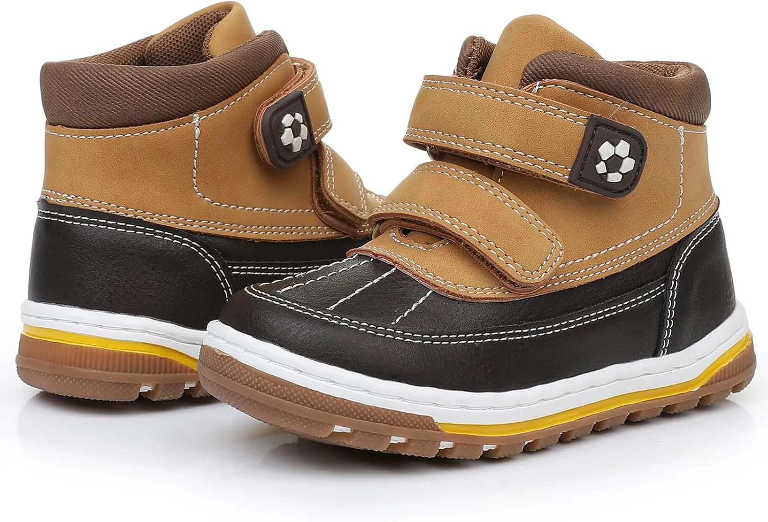 Kids Toddler Boots Boys Girls Fall Water-Resistant Strap Outdoor Ankle Boots(Toddler/Little Kid)