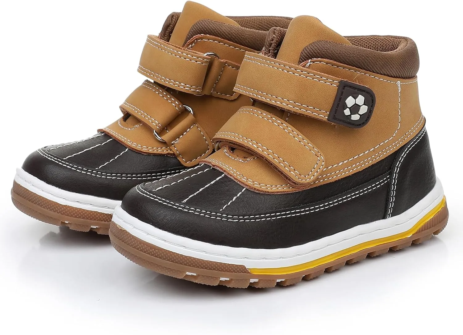 Kids Toddler Boots Boys Girls Fall Water-Resistant Strap Outdoor Ankle Boots(Toddler/Little Kid)