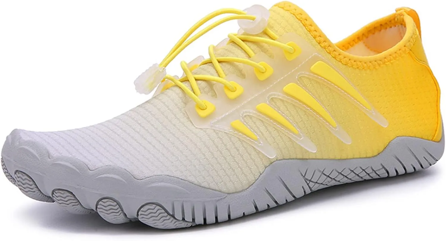 Quick-Dry Water Shoes for Women,Summer Comfy Lightweight Aqua Sport Pool Shoes Men,Breathable Surf Beach Swim Barefoot Shoes,with Draining Hole,for Hiking Kayaking