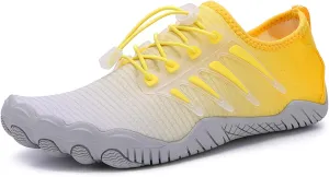 Quick-Dry Water Shoes for Women,Summer Comfy Lightweight Aqua Sport Pool Shoes Men,Breathable Surf Beach Swim Barefoot Shoes,with Draining Hole,for Hiking Kayaking