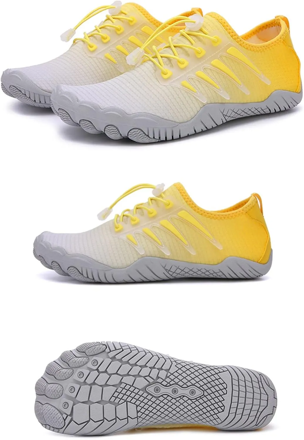 Quick-Dry Water Shoes for Women,Summer Comfy Lightweight Aqua Sport Pool Shoes Men,Breathable Surf Beach Swim Barefoot Shoes,with Draining Hole,for Hiking Kayaking