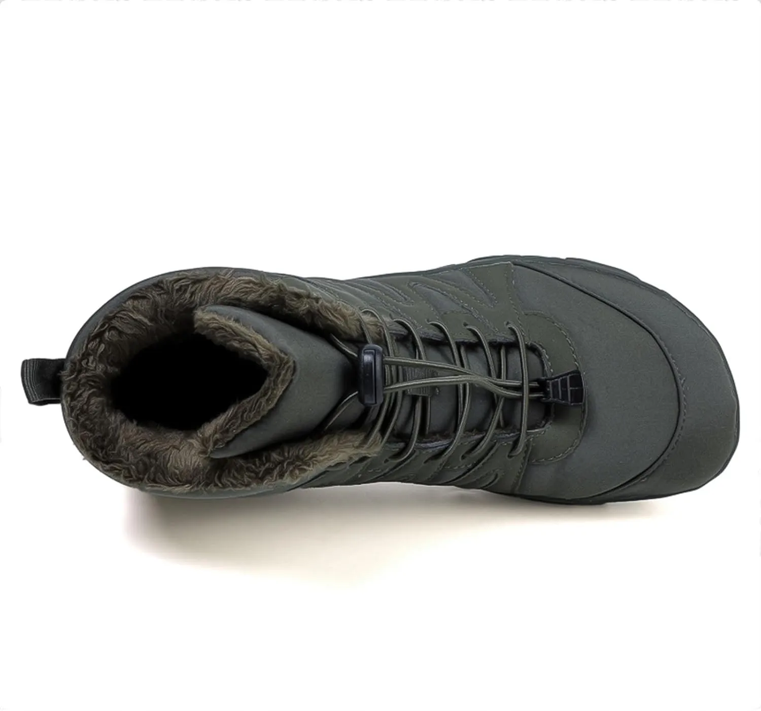 SECHRITE Hike Barefoot Shoes Womens Mens Winter Barefoot Boots Wide Toe Box Non-Slip Walking Boots Zero Drop Sole